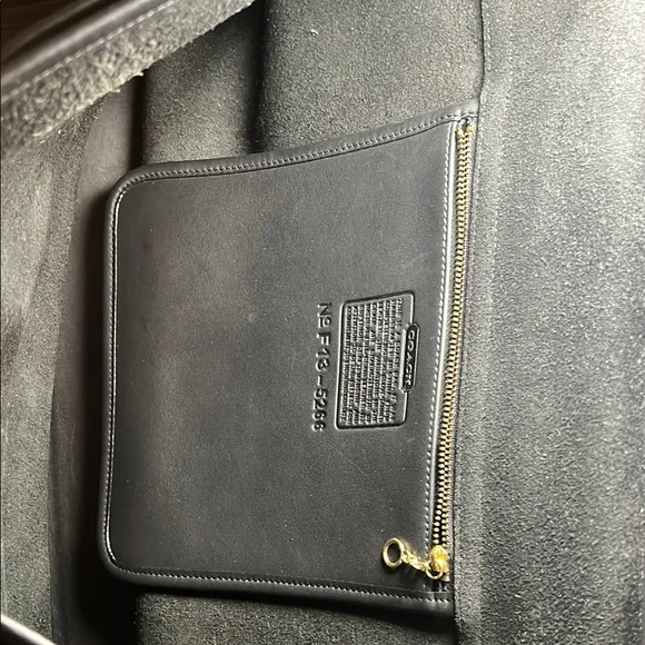 Vintage Coach Black Leather Briefcase - Picture 7 of 16